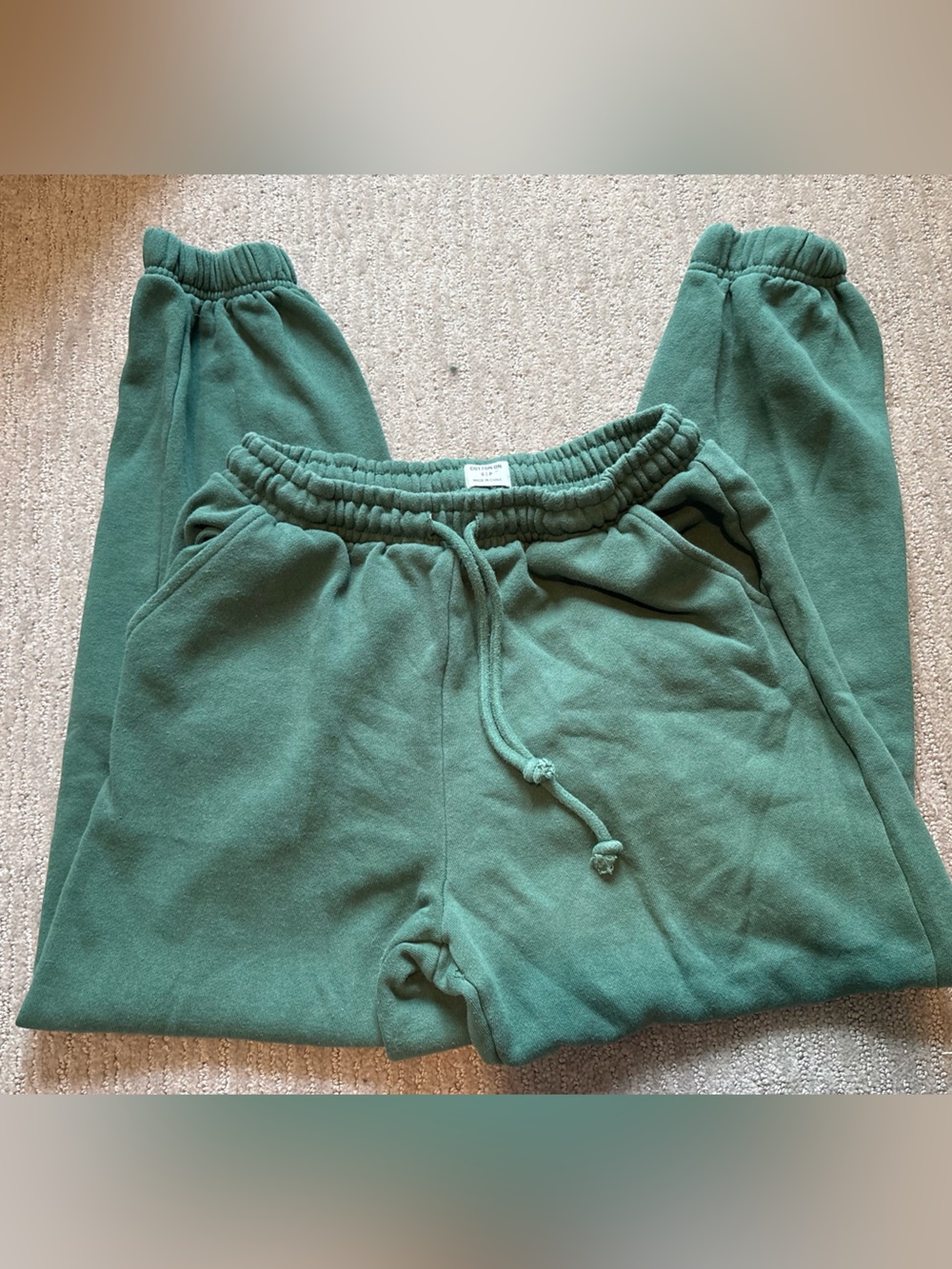 Cotton On Green Fleece Joggers